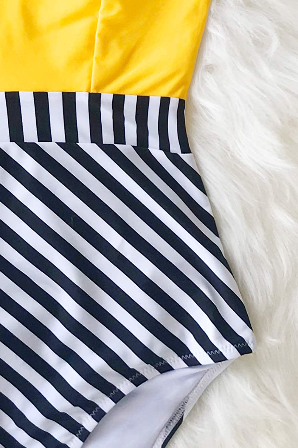 cupshe yellow one piece