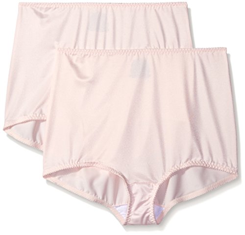 Hanes Shapewear Women's Light Control 2 Pack Shaping Brief,, Pink, Size ...