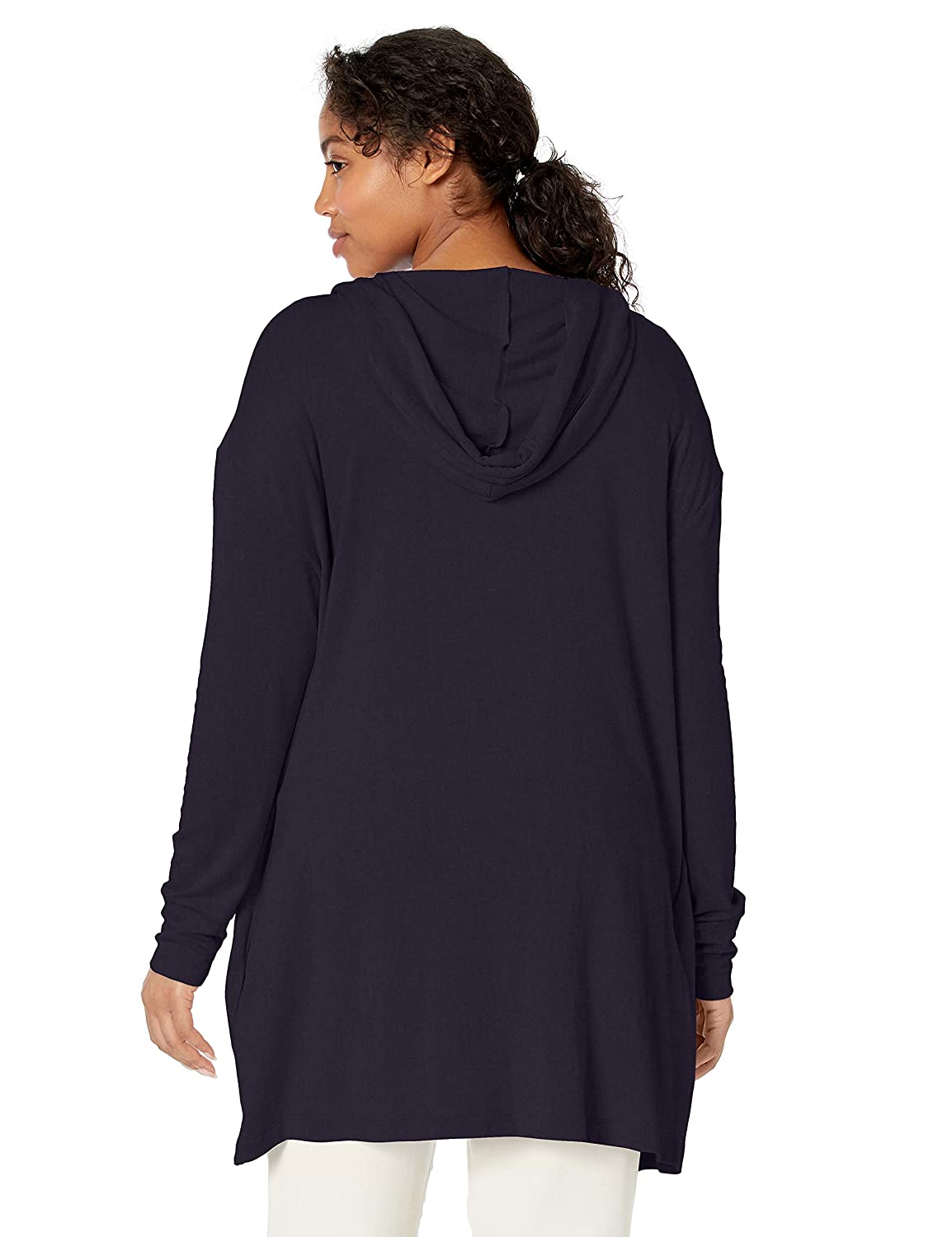 Brand Daily Ritual Women/'s Supersoft Terry Hooded Short-Sleeve Sweatshirt