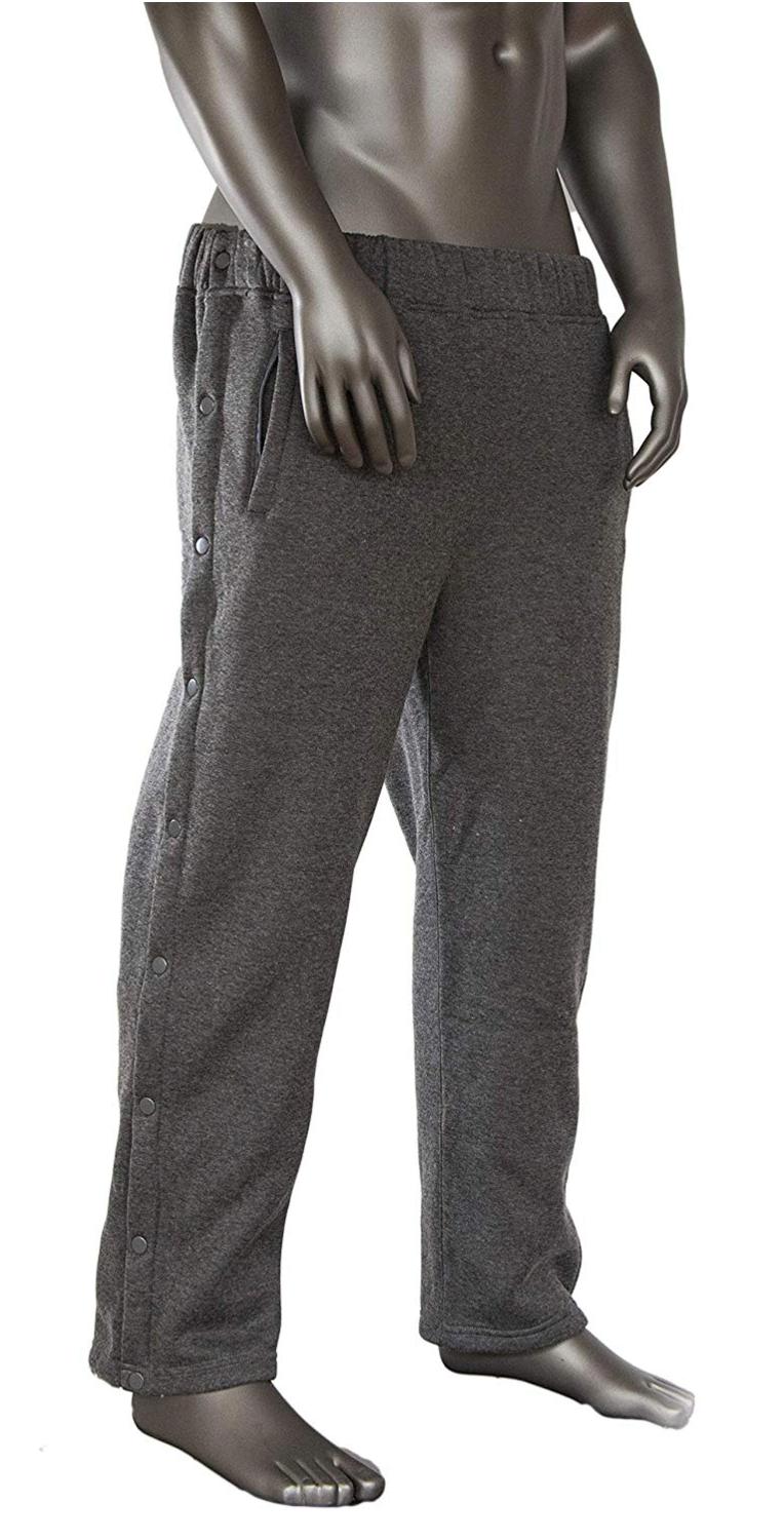 mens tear away sweatpants