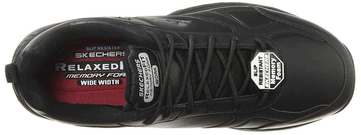 Skechers Men's Shoes Dighton Low Top Lace Up Fashion Sneakers, Black