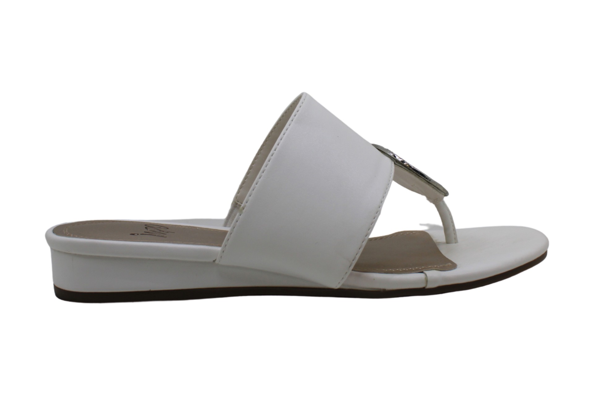impo stretch sandals white