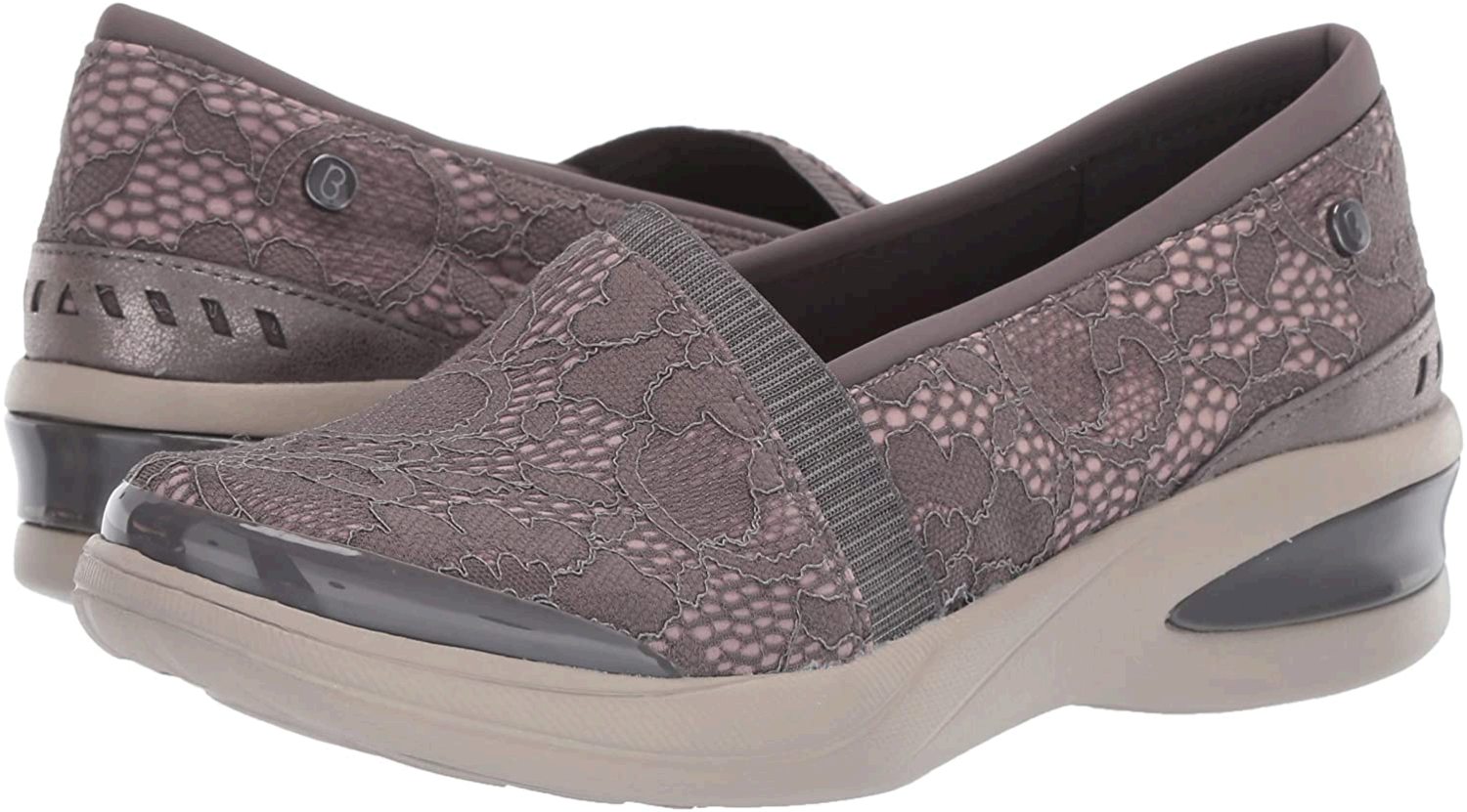 BZees Women's Flirty SlipOns, Grey, Size 8.0 rrfu eBay
