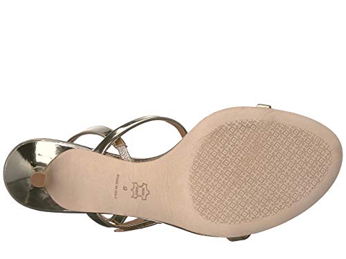 Tory Burch Womens 53701 Leather Open Toe Casual Mule, Spark Gold, Size ...