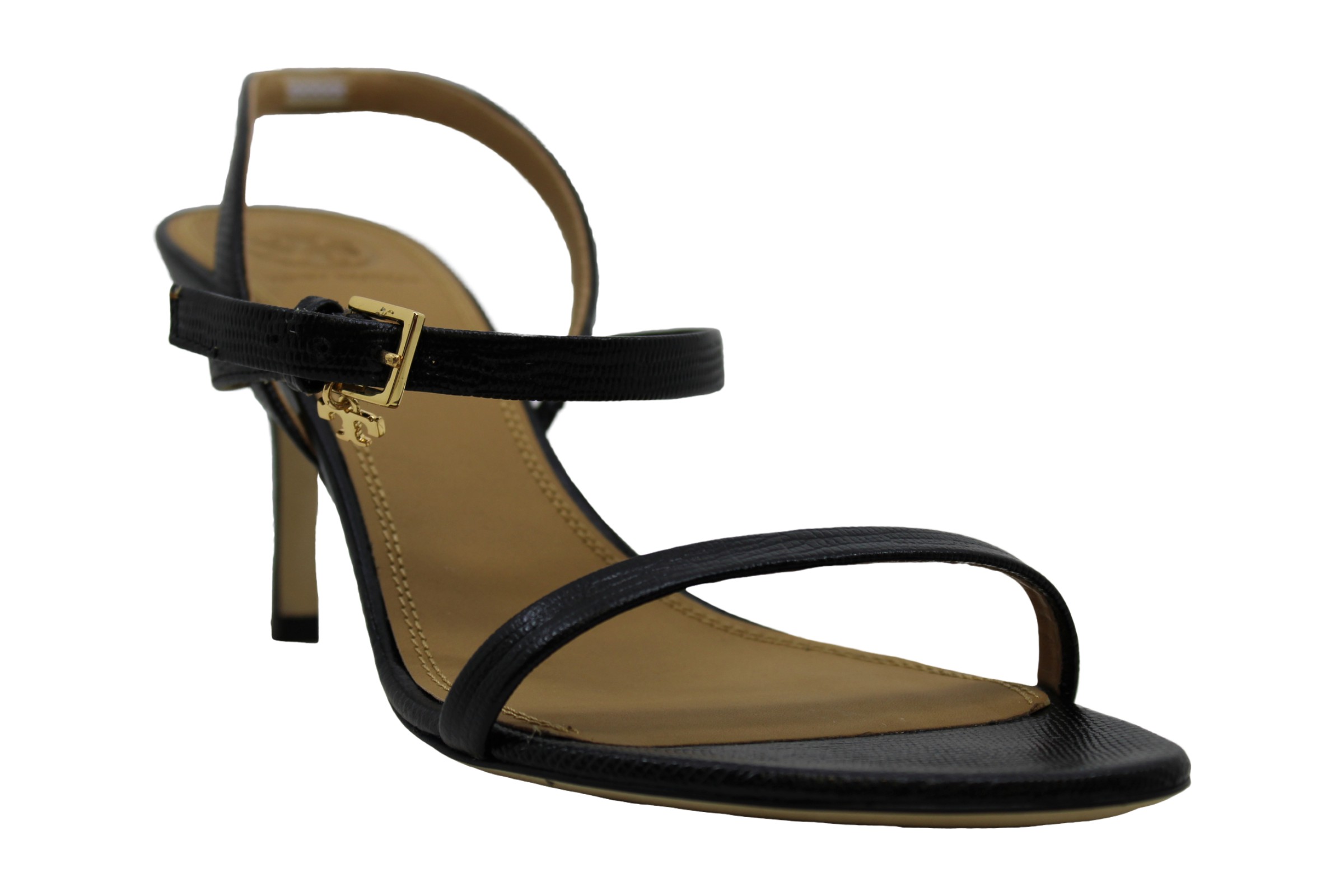 Tory Burch Womens 53701 Leather Open Toe Casual Mule Sandals, Black 1 ...