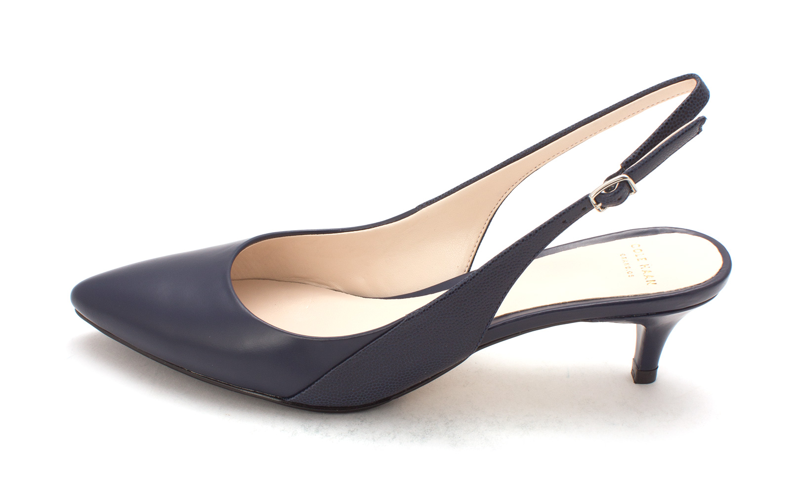 Cole Haan Womens 14A4063 Pointed Toe SlingBack Classic Blazer Blue Size 6.0 Cole Haan Womens 14A4063 Pointed Toe SlingBack Classic Blazer Blue Size 6.0