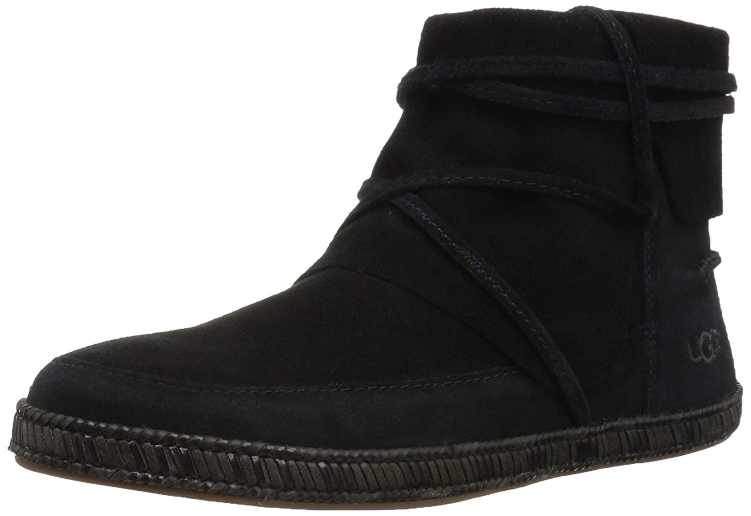 Ugg Australia Women's Shoes W Reid Leather Closed Toe, Black, Size 8.0 ...