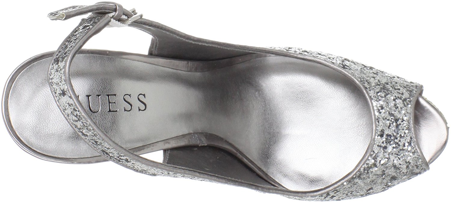 Guess Shoes Pallavily Silver Multi Fabric Silver Multi Size 7.5 ojNV Guess Shoes Pallavily Silver Multi Fabric Silver Multi Size 7.5 ojNV