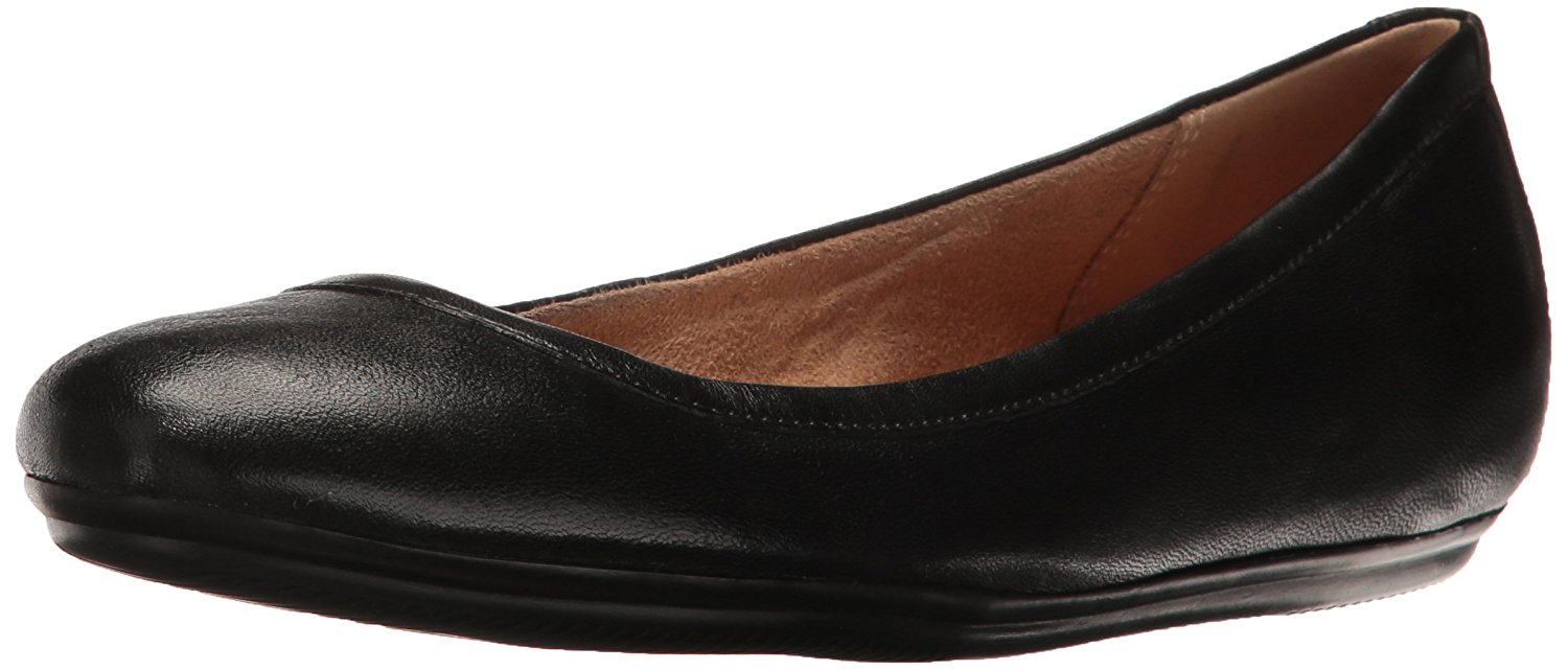 naturalizer flexy ballet flat black