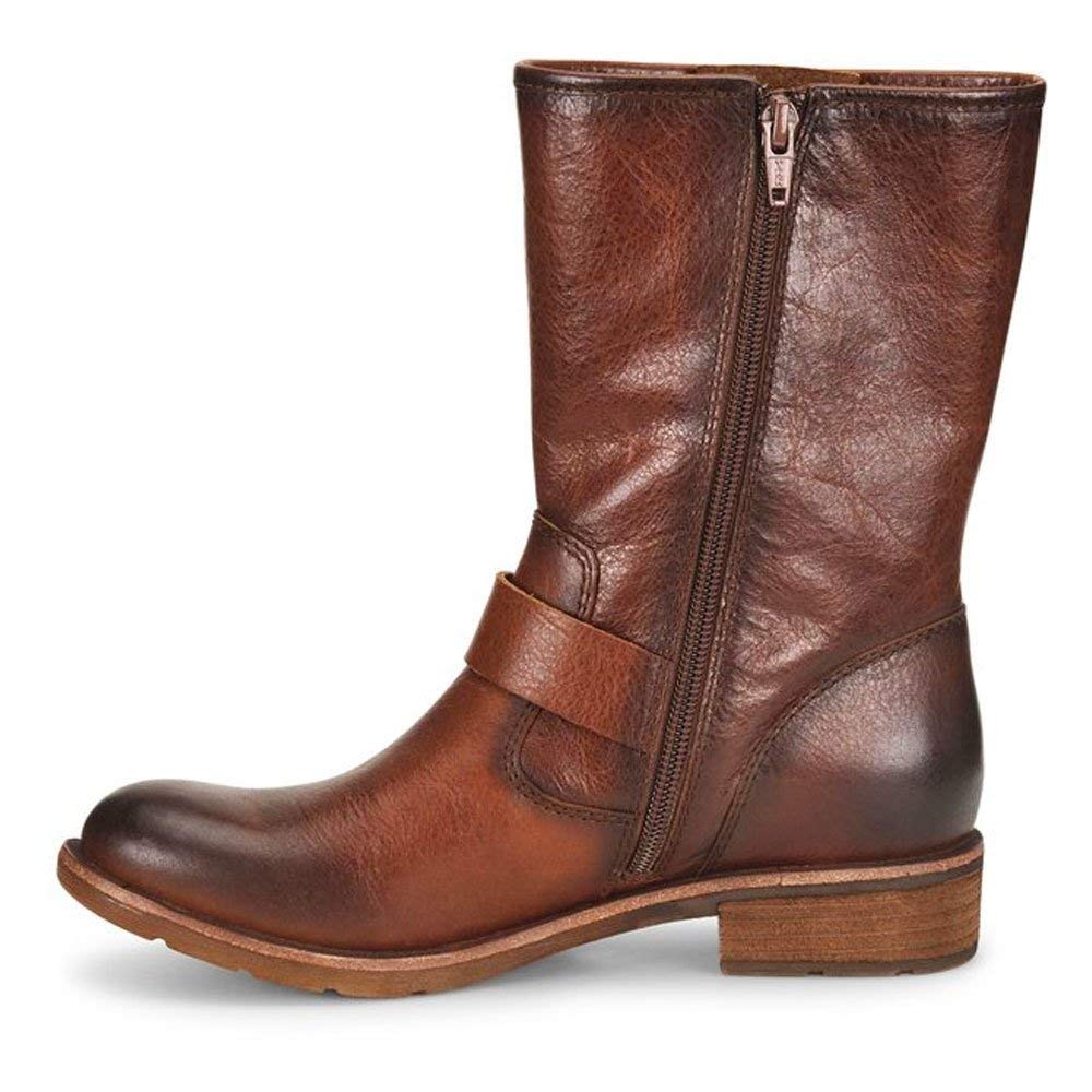 Sofft Womens BELMONT Leather Round Toe Mid-Calf Fashion Boots, Whiskey ...