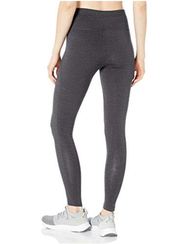 Spalding Women's High-Waisted Legging, Charcoal, Charcoal Heather, Size ...