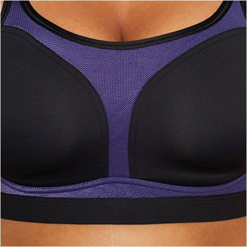 Brand - Arabella Women's No Wire Sport Bra,, Black/Sport ...