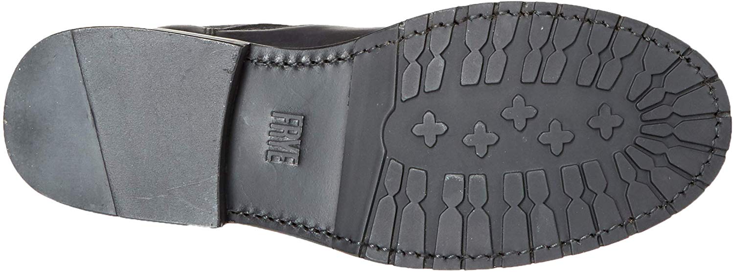 Frye Womens Natalie Engineer Short Leather Almond Toe Mid-Calf, Black, Size 8.0 Frye Womens Natalie Engineer Short Leather Almond Toe Mid-Calf, Black, Size 8.0