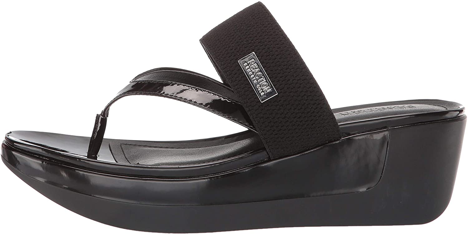 kenneth cole reaction women's pepea slide wedge sandals