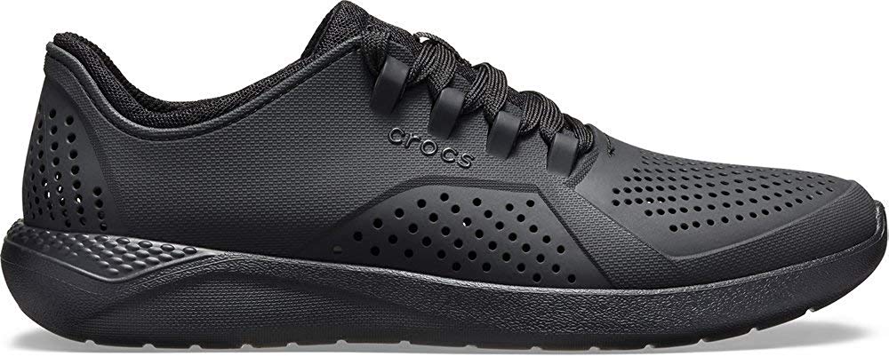 Crocs Men's LiteRide Pacer Lace Up Sneaker, Black/Black, Size 10.0 tzwH ...