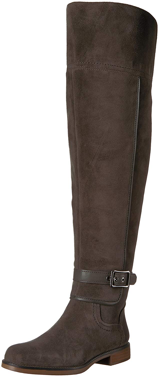 Franco Sarto carmesí de cuero para mujer sobre la rodilla botas de Moda Puntera Cerrada Franco Sarto carmesí de cuero para mujer sobre la rodilla rodilla rodilla botas de Moda Puntera Cerrada 8c74b4
