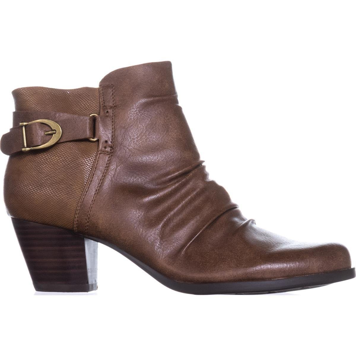 Bare Traps Womens Reliance Almond Toe Ankle Fashion Boots, Cognac, Size ...