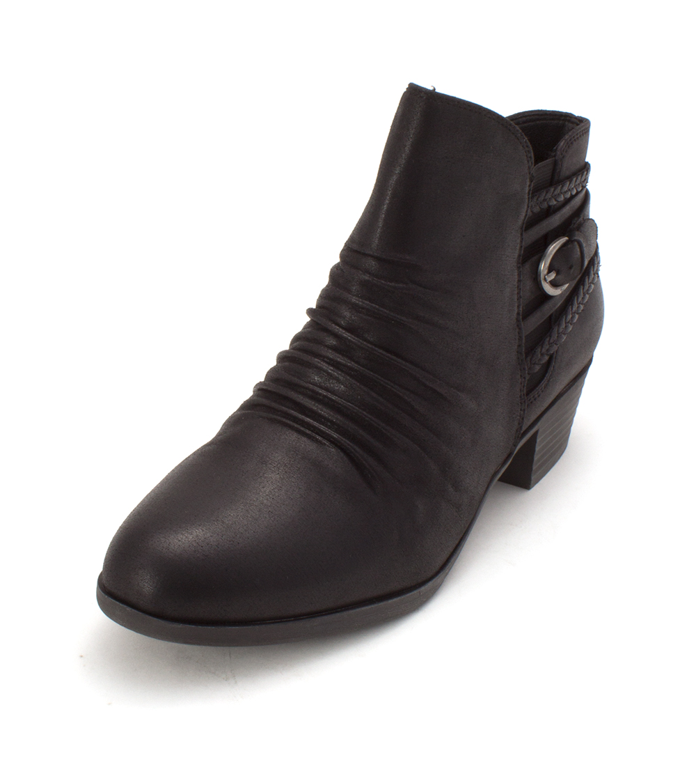 women's round toe ankle boots