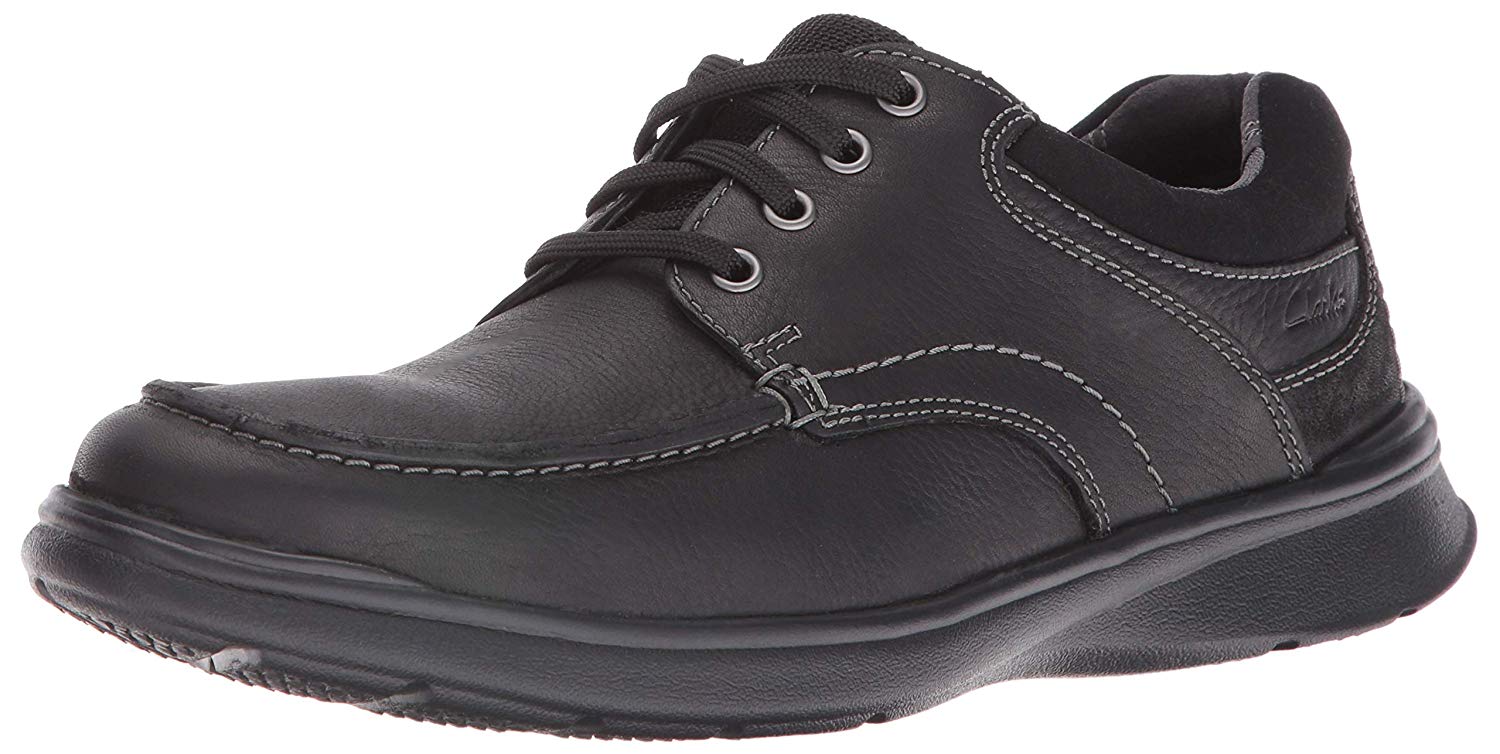 Clarks Men's Shoes Cotrell walk Lace Up Casual Oxfords, Black, Size 9.5 ...