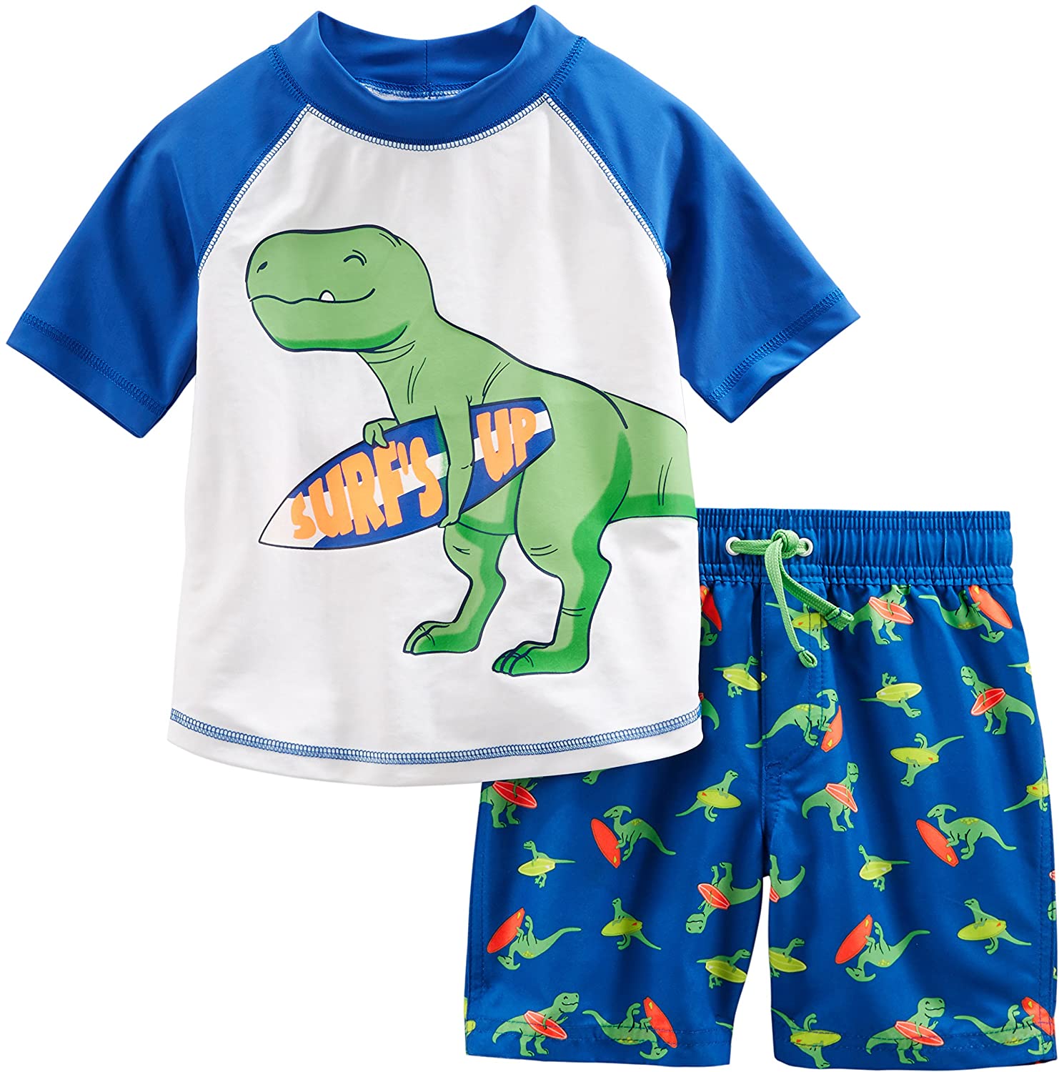 Simple Joys by Carter's Baby Boys' Toddler 2Piece Swimsuit, Blue Dino, Size 3T eBay
