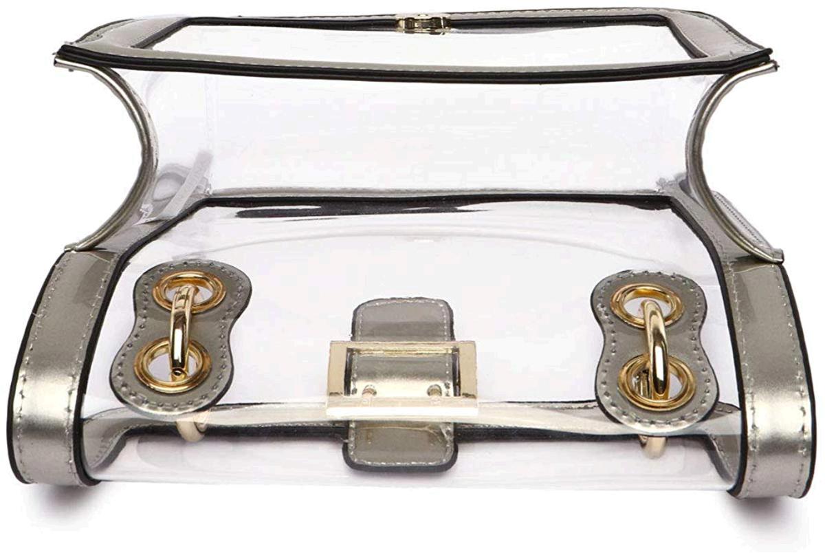 Clear Crossbody Bag With Chain Strap