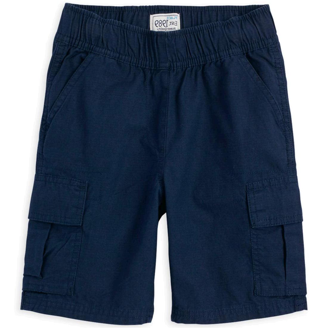 The Children's Place Boys Slim Size Pull-on Cargo Shorts,, Tidal, Size ...