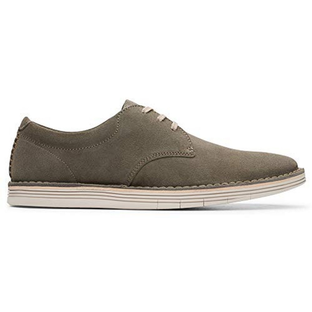 Clarks Men's Forge Vibe Oxford, Olive Suede, Size 8.0 | eBay