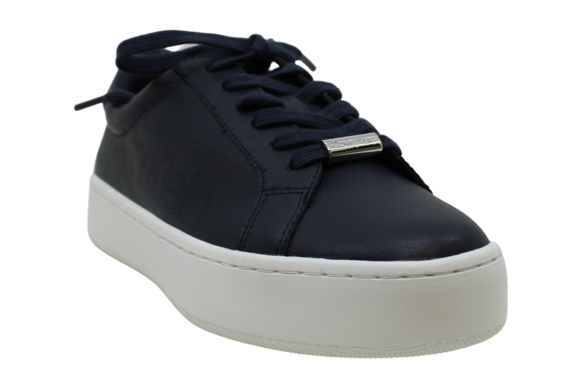 Calvin Klein Women�s Shoes clarine Leather Low Top Lace Up