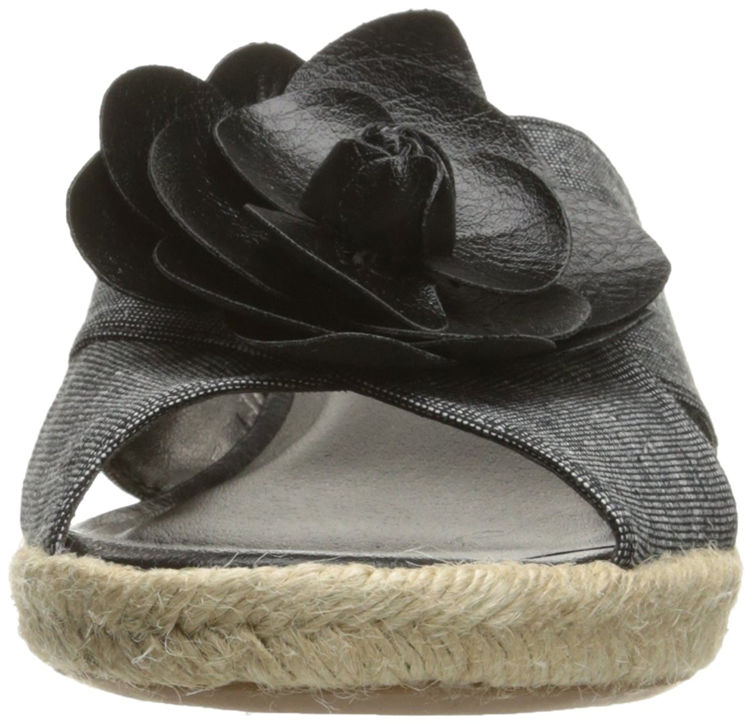 LifeStride Women's Omega Espadrille Wedge Sandal, Black Fabric, Size 8.0 MOmV | eBay