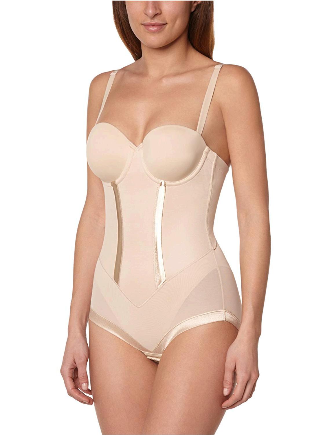 Maidenform Flexees Women's Shapewear Body Briefer, Latte, Latte Lift
