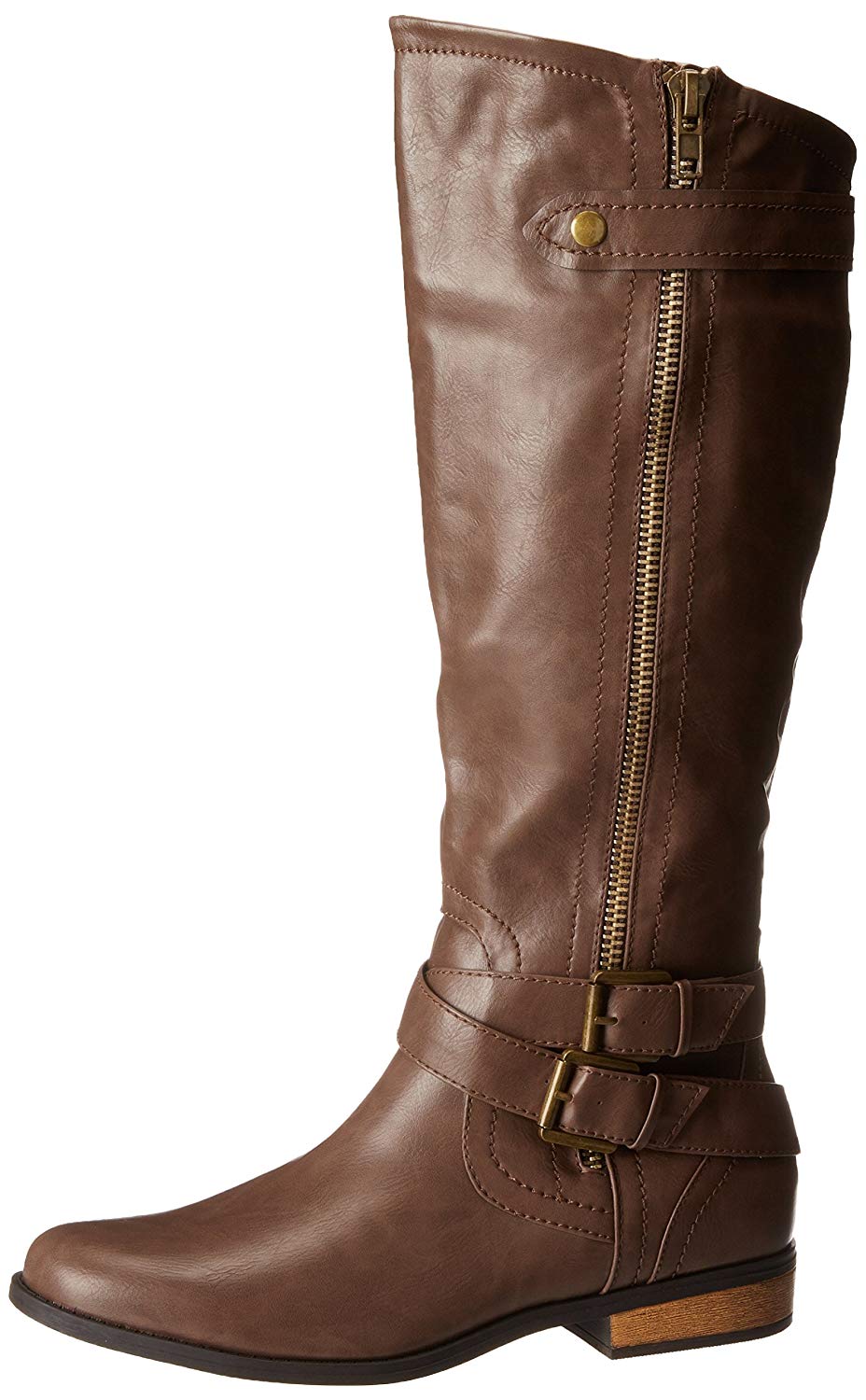 Rampage Womens Hansel Closed Toe Knee High Fashion Boots, Brown, Size 8 ...