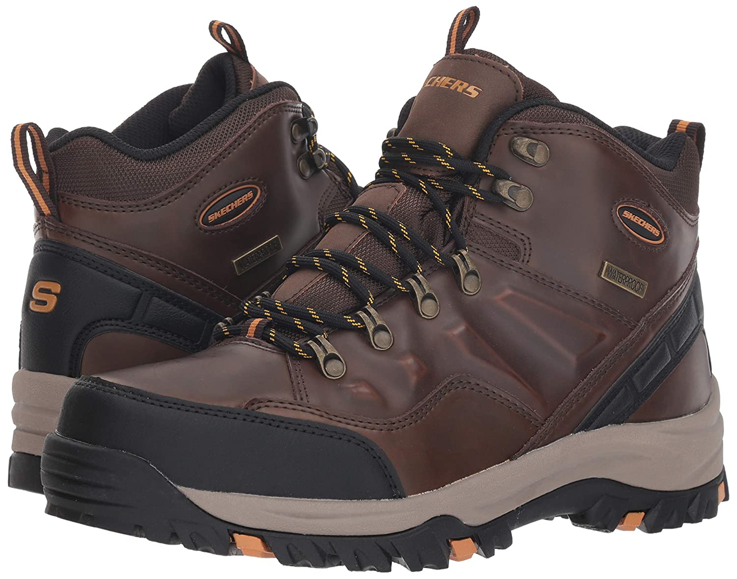 Skechers Men's Relment-Traven Hiking Boot, Dkbr, Size 12.0 ...