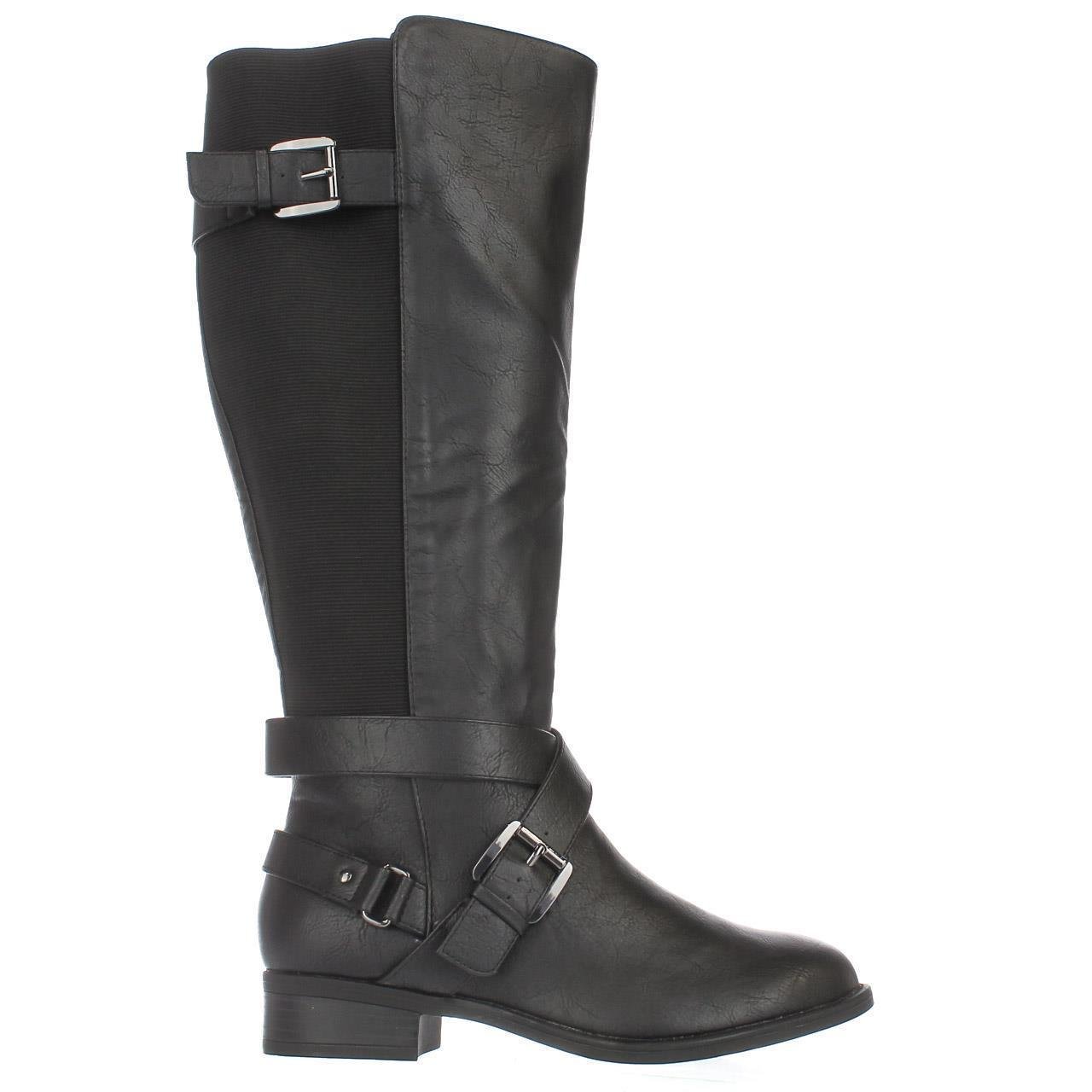 Thalia Sodi Womens Vada Closed Toe Knee High Riding Boots, Black, Size ...