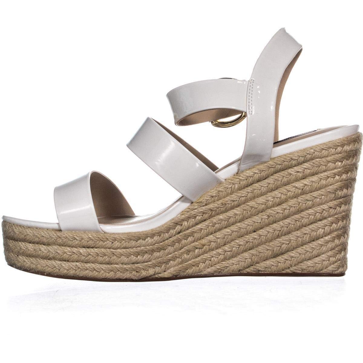 steve madden platform white sandals