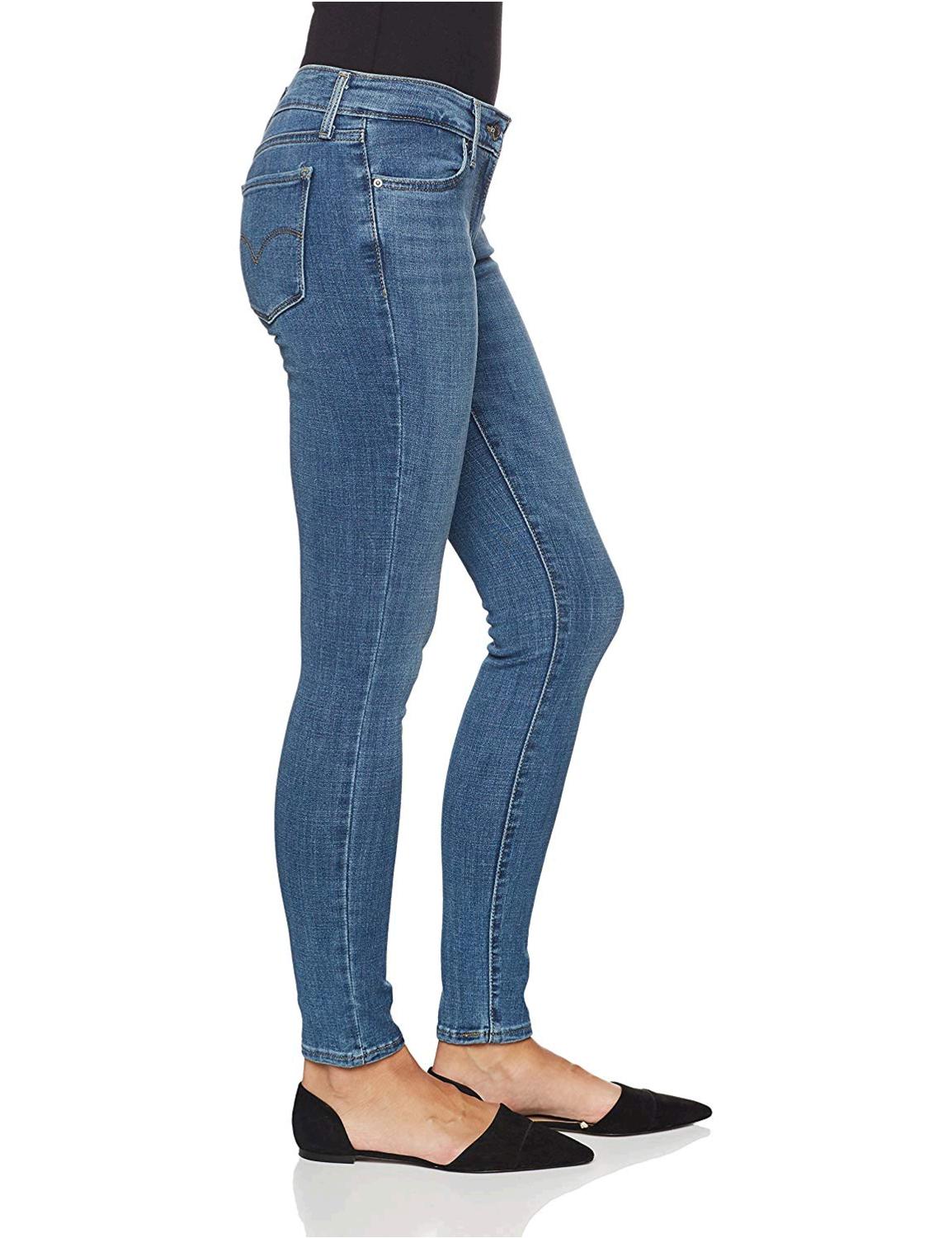 Levi's Women's 711 Skinny Jeans, Indigo Rays, 30 (US 10) R, Indigo Rays ...