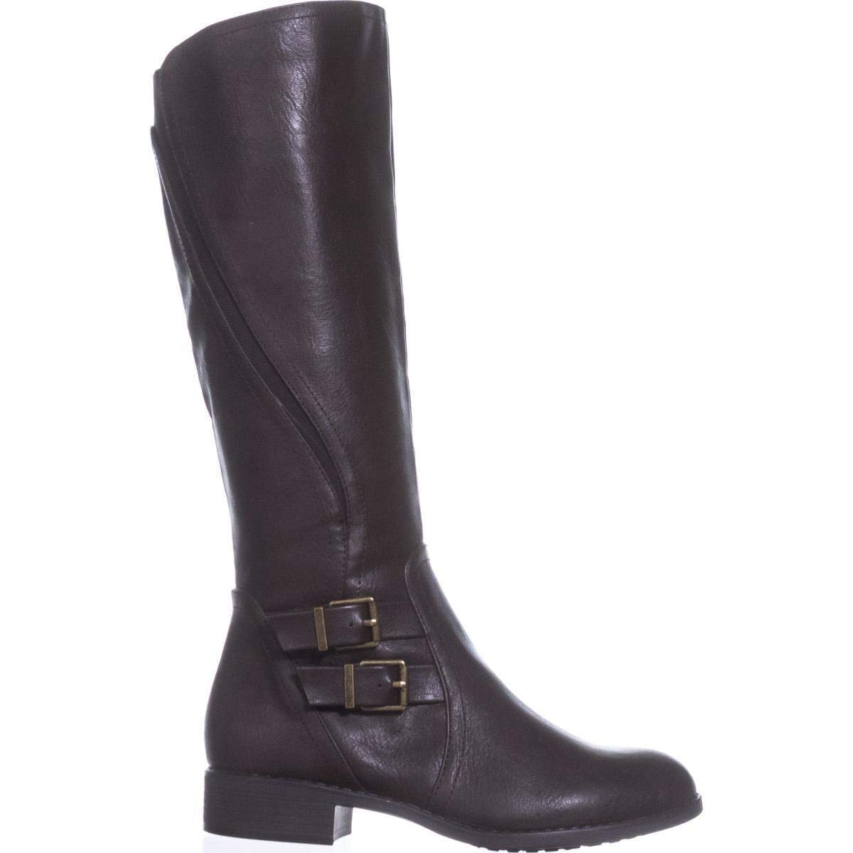 Style & Co. Womens Milah Almond Toe Knee High Fashion Boots, Chocolate ...