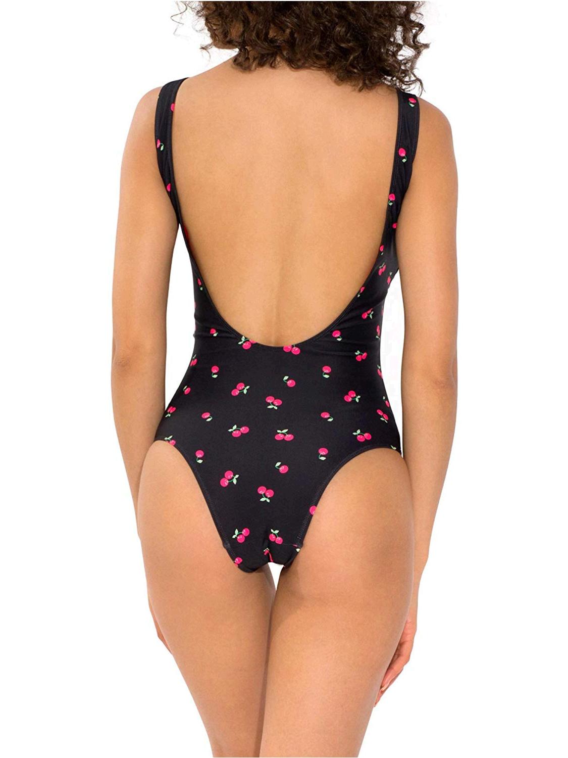 Smart And Sexy Women S French Cut One Piece Swimsuit Sweet Cherry Size