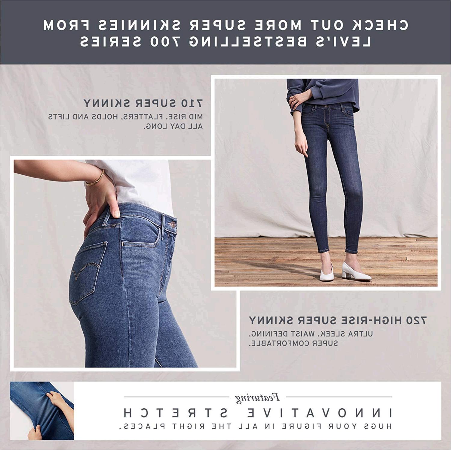 women's levi's 535 super skinny jeans