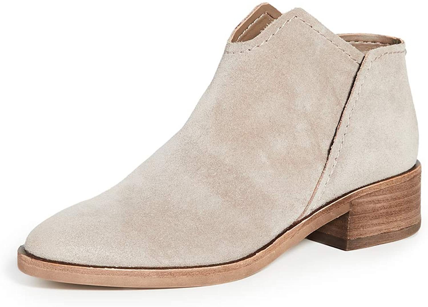 dolce vita women's walker platform ankle booties