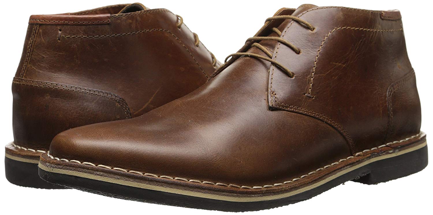 steve madden men's harken chukka boot cognac