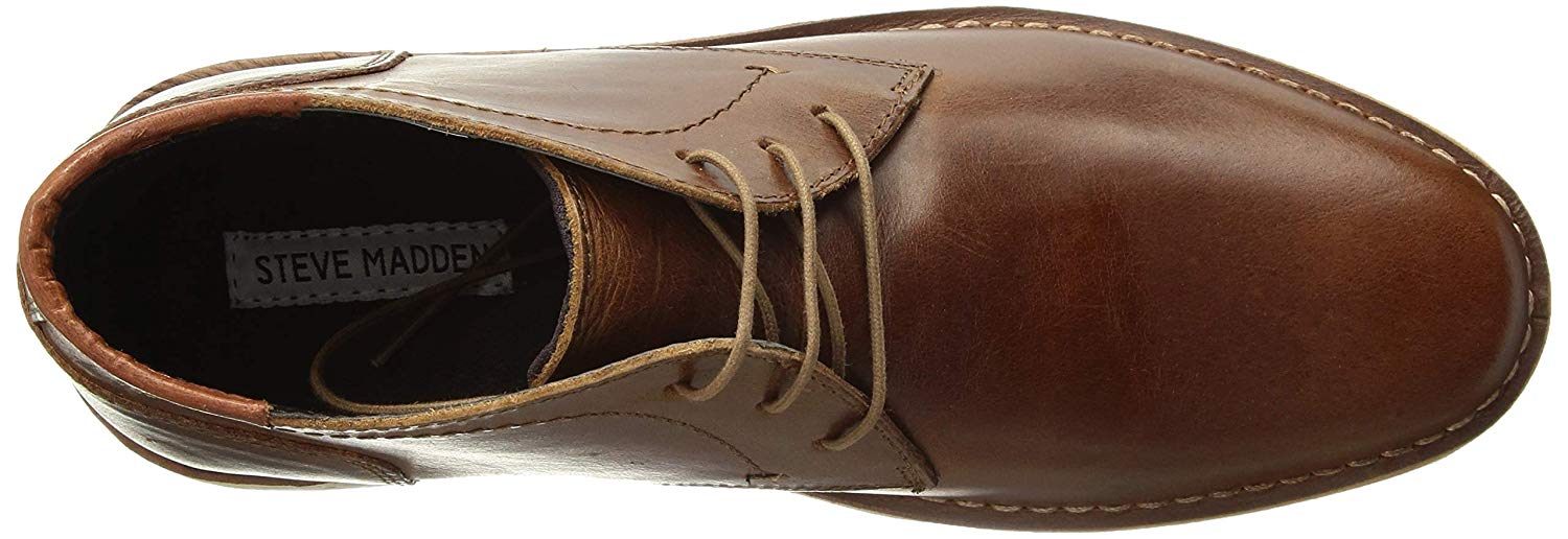 steve madden men's harken chukka boot cognac