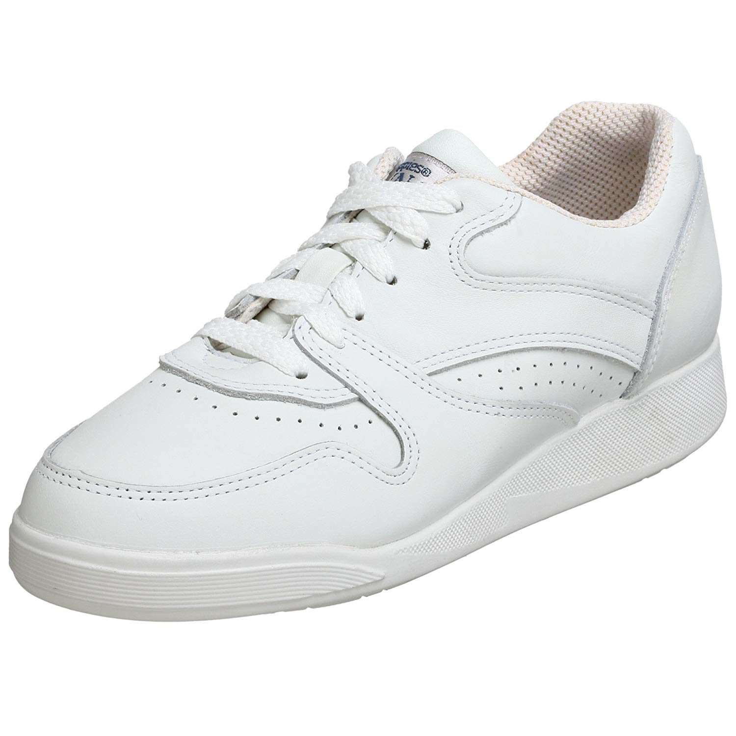 hush puppies white leather sneakers
