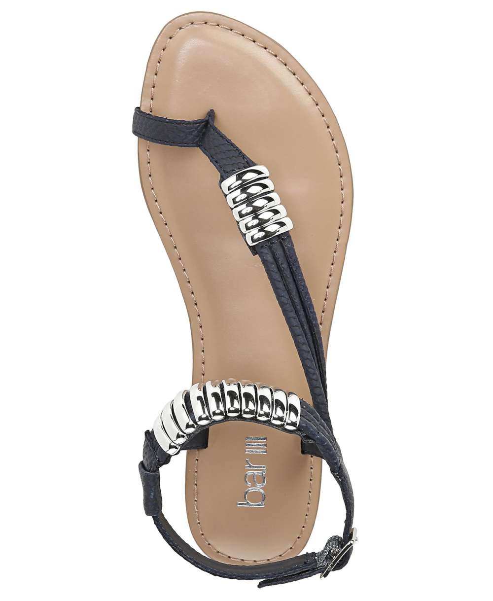 Bar III Womens Vella Open Toe Casual Ankle Strap Sandals, Black MC, Size 7.5 GSt | eBay