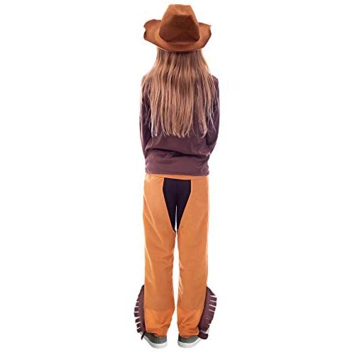 Ride Em Cowgirl Halloween Costume Western Outlaw Sheriff Brown