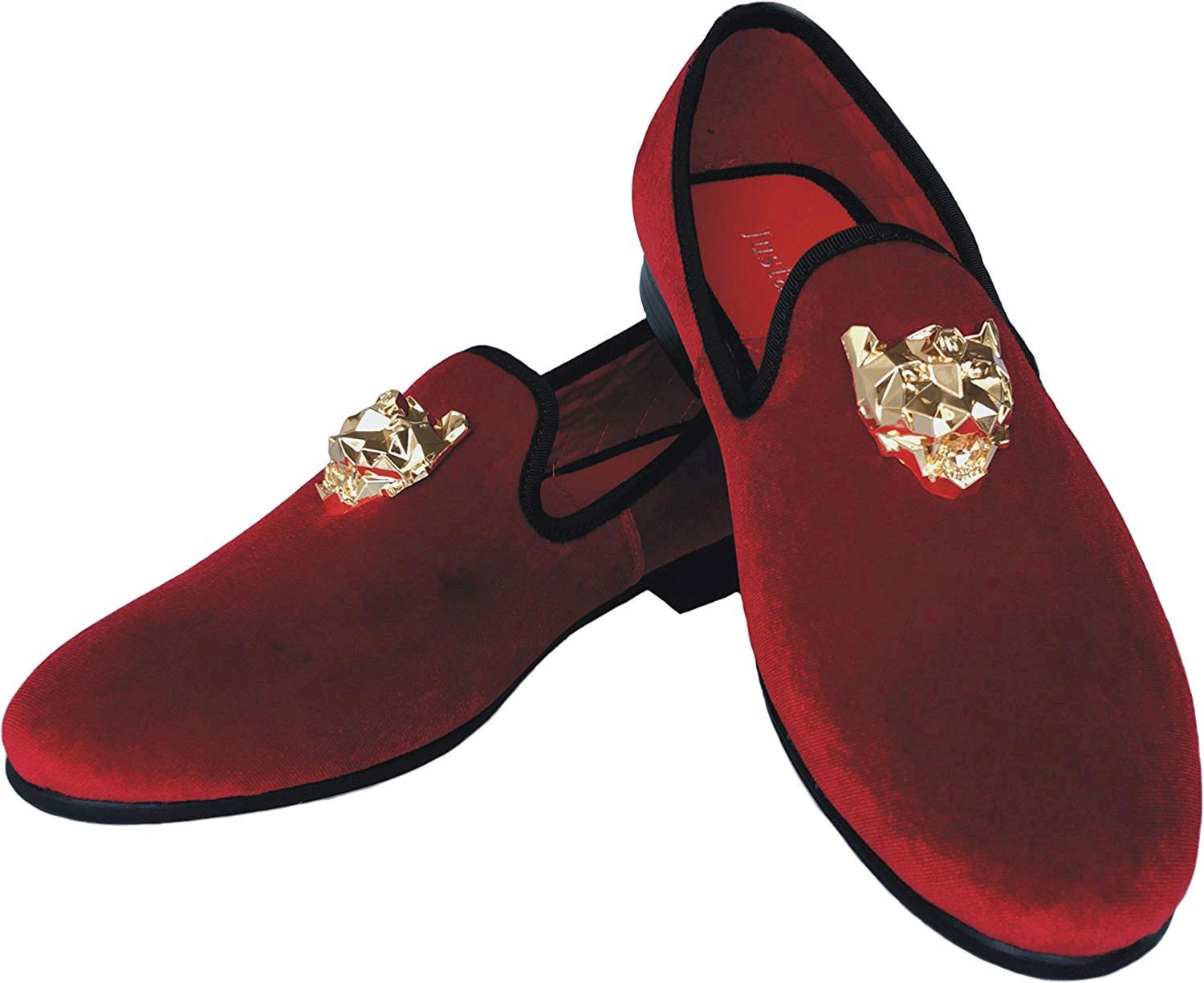 red and gold mens dress shoes