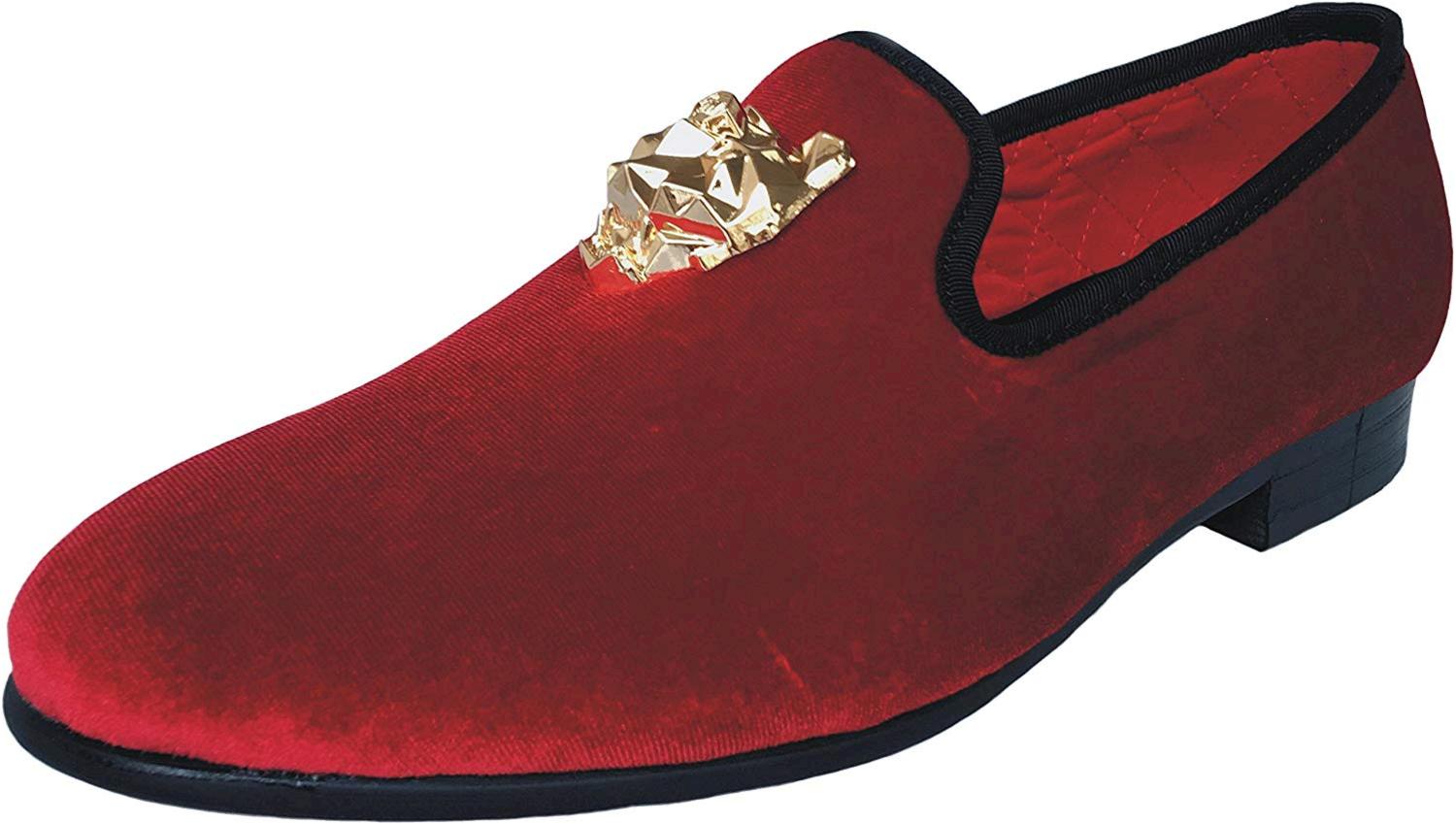 red and gold mens dress shoes