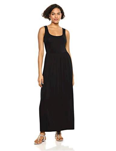 Essentials Women's Tank Waisted Maxi Dress, Black, Size Small sOqn | eBay