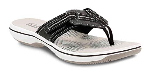 clarks womens brinkley jazz comfort flip flops