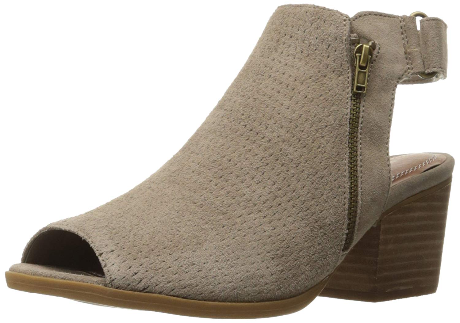 nude peep toe ankle strap