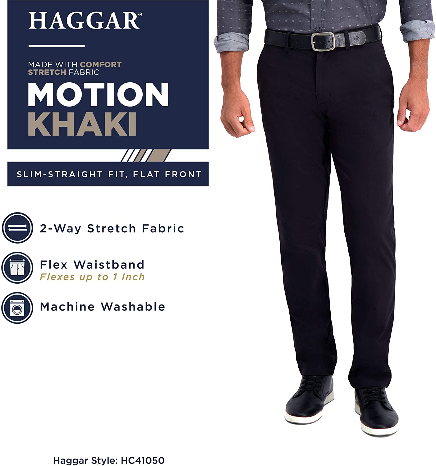 haggar in motion rambler straight fit